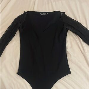 Black Long Sleeve Bodysuit